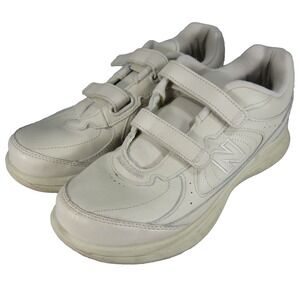 New Balance WW577 Walking Shoes Womens US 10B Bone Double Hook & Loop Strap Work